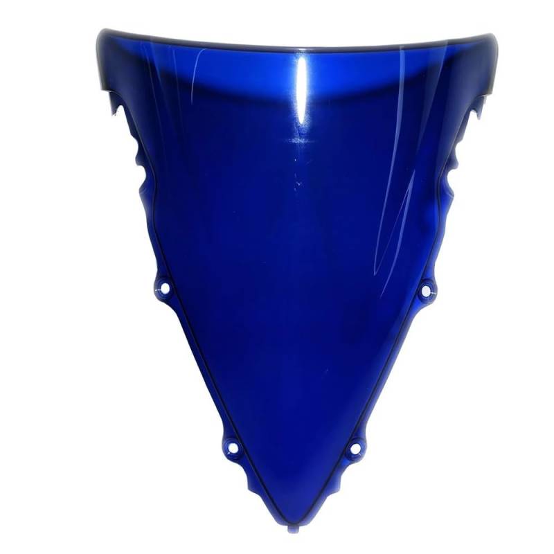 MCSLUBMH Motorrad Flyscreen Verkleidung Für Y&AMAHA YZF R6 2003 2004 2005 / YZF R6S 2006 2007 2008 2009 Windschutzscheibe(Blue) von MCSLUBMH