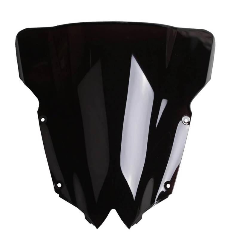 MCSLUBMH Motorrad Flyscreen Verkleidung Für Y&AMAHA YZF R6 600 2008 2009 2010 2011 2012 2013 2014 2015 2016 Motorrad Windschutzscheibe Windschutzscheibe(Black) von MCSLUBMH