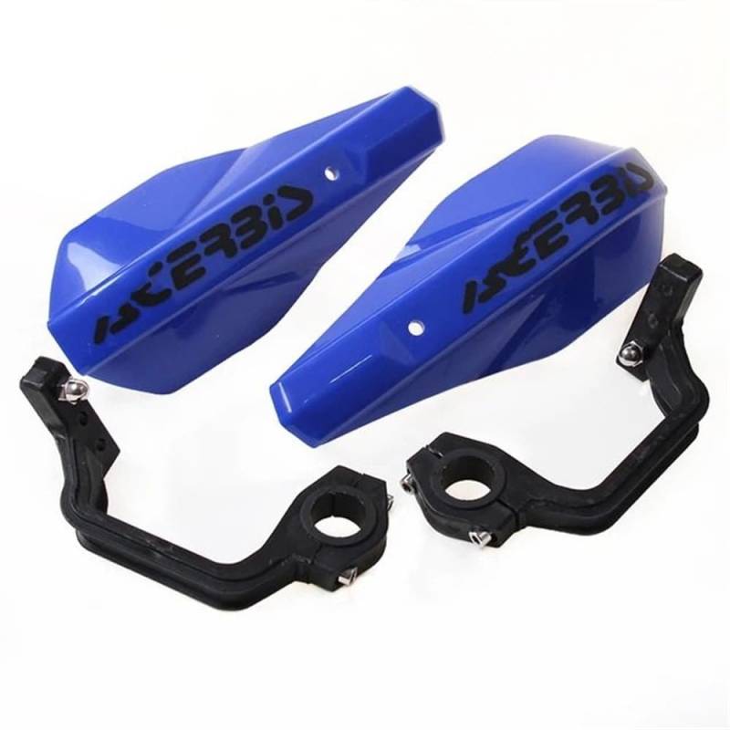 MCSLUBMH Motorrad Handprotektoren Für Y&AMAHA Für H&ONDA Für Suzuki Pit Dirt Bike 22 MM 28 MM Universal Motorrad Handprotektoren Griffschutz(Blue) von MCSLUBMH