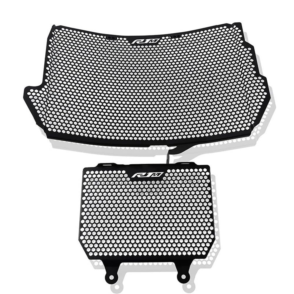 MCSLUBMH Motorrad Kühlergrill Abdeckung Für Y&AMAHA YZFR1 YZFR1M YZF R1 R1M 2018 2019 2020 2021 2022 2023 Motorrad Kühlergrill Schutz Abdeckung(Black 3) von MCSLUBMH