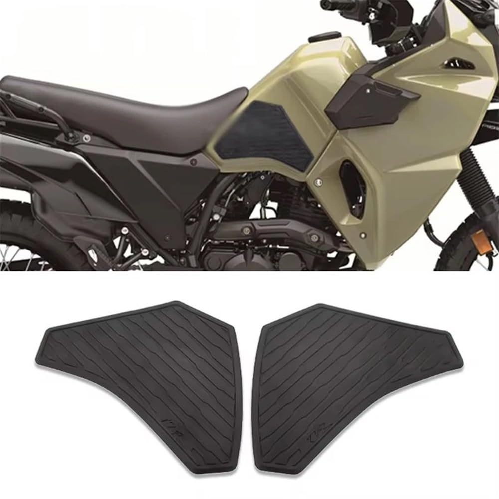 MCSLUBMH Motorrad Seite Tank Pad Schutz Für Ka&wa&sa&ki KLR650 KLR 650 2021-2022 Motorrad-Kraftstofftankpolster Kniegriffe Anti-Schlupf-Aufkleber von MCSLUBMH