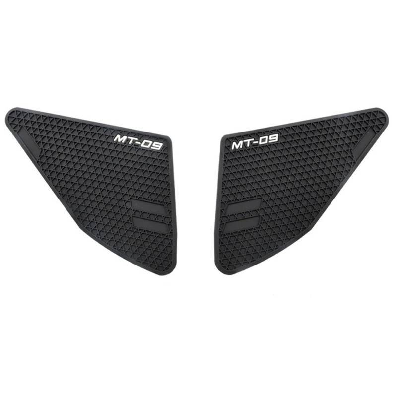 MCSLUBMH Motorrad Seite Tank Pad Schutz Für Y&AMAHA MT-09 MT09 2021 2022 Motorrad Nicht-Slip Seite Kraftstoff Tank Pad Aufkleber wasserdichte Gummi Aufkleber(1 Pair) von MCSLUBMH