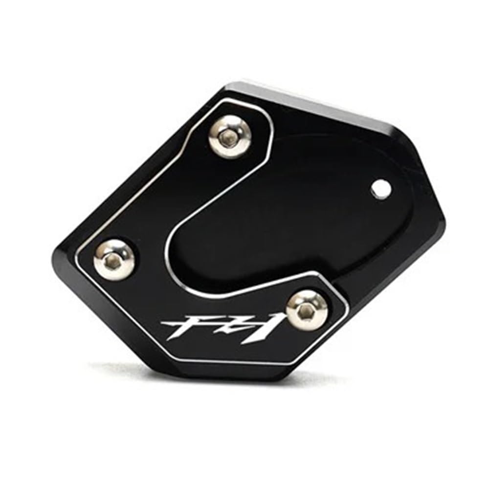 MCSLUBMH Motorrad-Seitenständerpolster Für Y&AMAHA FZ-1 FZ1 FZ-1 2006-2015 Motorrad Zubehör CNC Kickstand Fuß Seite Ständer Verlängerung Pad Unterstützung Platte(Black) von MCSLUBMH