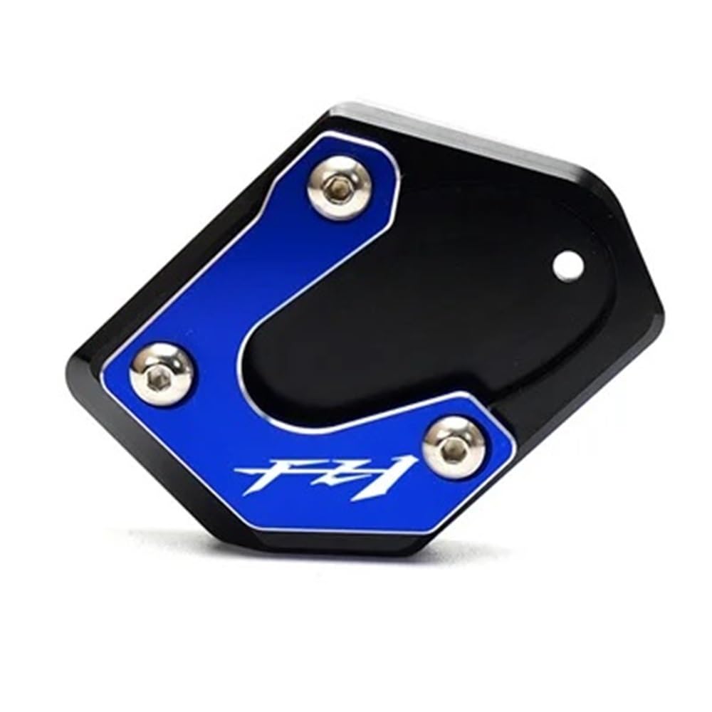 MCSLUBMH Motorrad-Seitenständerpolster Für Y&AMAHA FZ-1 FZ1 FZ-1 2006-2015 Motorrad Zubehör CNC Kickstand Fuß Seite Ständer Verlängerung Pad Unterstützung Platte(Blue) von MCSLUBMH