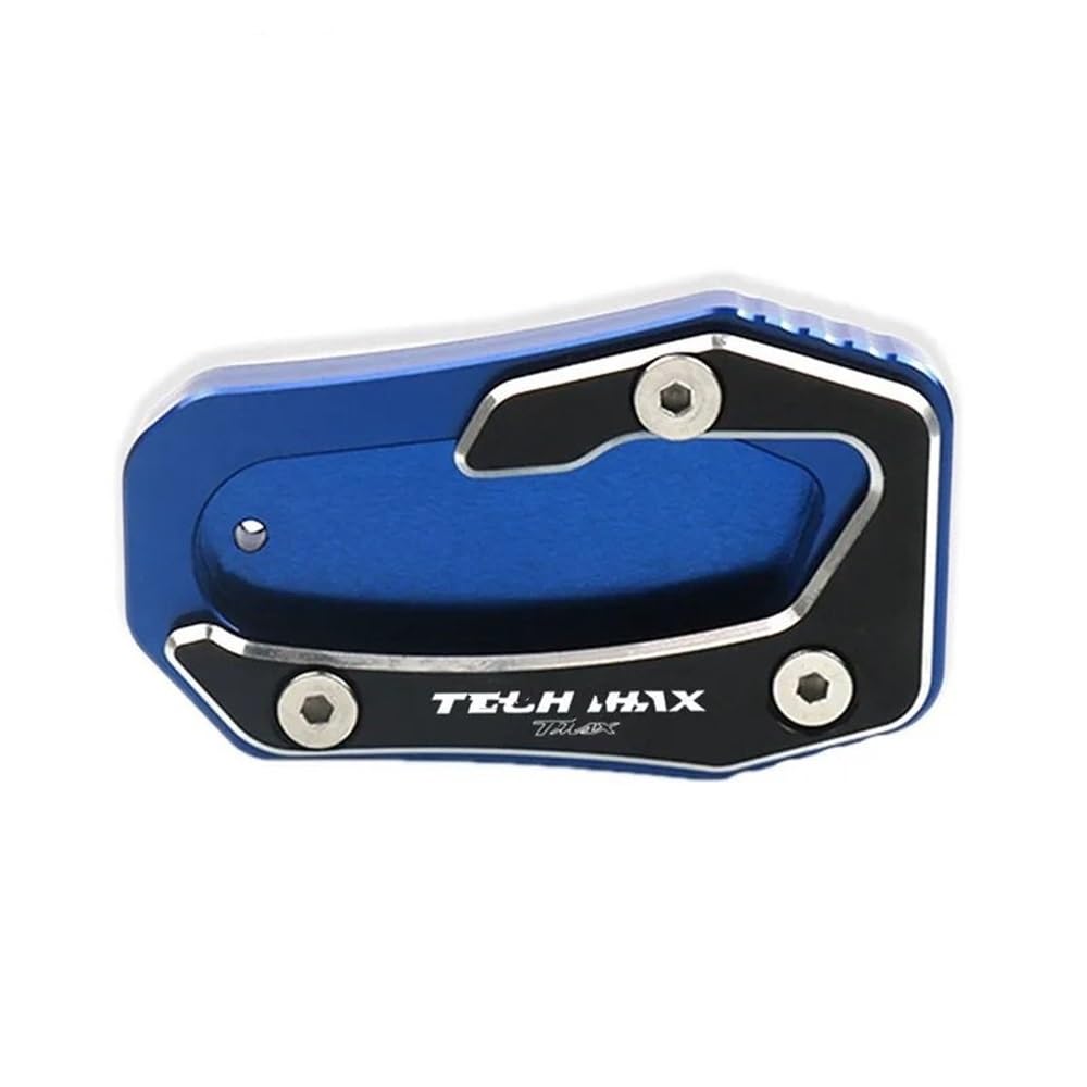 MCSLUBMH Motorrad-Seitenständerpolster Für Y&AMAHA Tmax Tech Max T-MAX TMAX 560 TMAX560 2019-2023 CNC Kickstand Fuß Seite Stehen Verlängerung Pad Unterstützung Platte(B-Blue) von MCSLUBMH