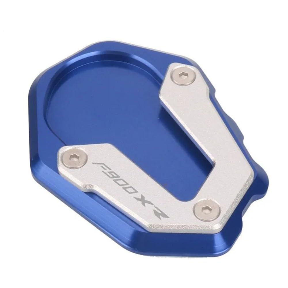 MCSLUBMH Motorrad Ständer Unterlage Für B&MW F900R F900XR F900 R XR 2020-2023 Motorrad Kickstand Fuß Seitenständer Verlängerung Pad Stützplatte(Blue-B) von MCSLUBMH