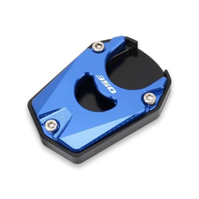 MCSLUBMH Motorrad-Ständerplatte Für H&ONDA Forza 350 FORZA350 NSS350 NSS 350 2018-2023 Motorrad Zubehör Ständer Seite Stehen Verlängerung Enlarger Pad(Blue) von MCSLUBMH