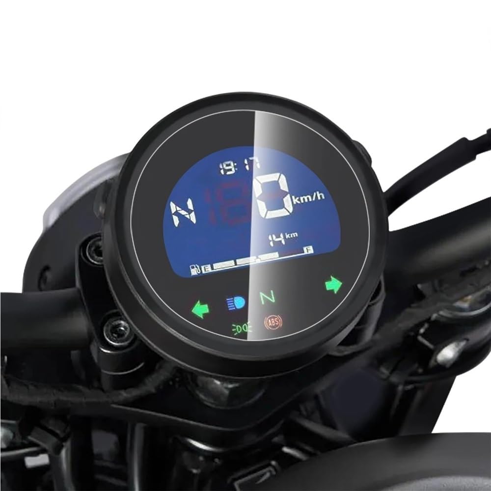 MCSLUBMH Motorrad Tacho Schutzfolie Für H&ONDA Rebel 500 CMX500 CMX300 Rebel 300 2020-2022 CL300 CL500 2023+ Instrument Cluster Kratzschutzfolie(1 pcs) von MCSLUBMH