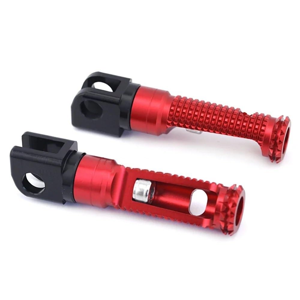 MCSLUBMH Motorradpedal Front Foot Pegs Footrest for B&MW S1000RR S1000R 2010-2020 HP4 2013-2015 Motorcycle Rider Footpegs Rests Pedal S 1000 R RR(Red) von MCSLUBMH