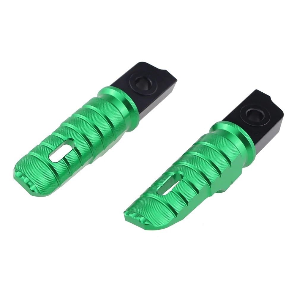 MCSLUBMH Motorradpedal Für B&MW F900R F900XR R1200R R1200RS R1250R S1000RR HP4 R NINET Fußstützen Pegs Hinten Pedale Set Teile(Green) von MCSLUBMH