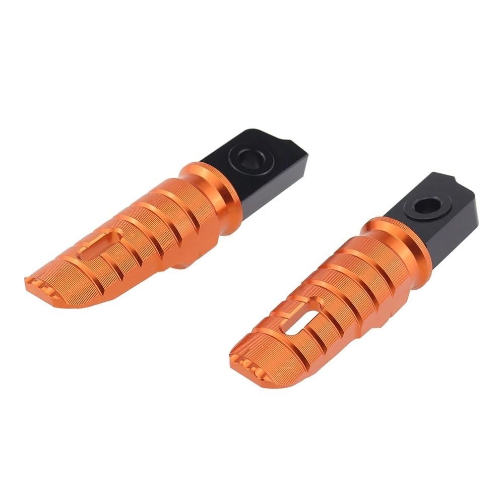 MCSLUBMH Motorradpedal Für B&MW F900R F900XR R1200R R1200RS R1250R S1000RR HP4 R NINET Fußstützen Pegs Hinten Pedale Set Teile(Orange) von MCSLUBMH