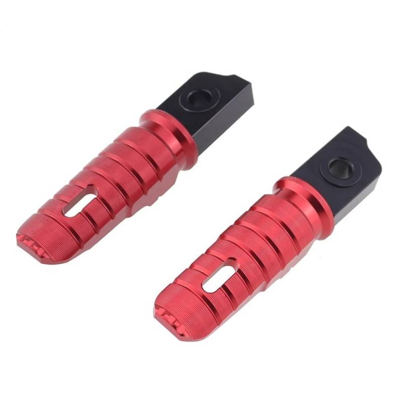 MCSLUBMH Motorradpedal Für B&MW F900R F900XR R1200R R1200RS R1250R S1000RR HP4 R NINET Fußstützen Pegs Hinten Pedale Set Teile(Red) von MCSLUBMH