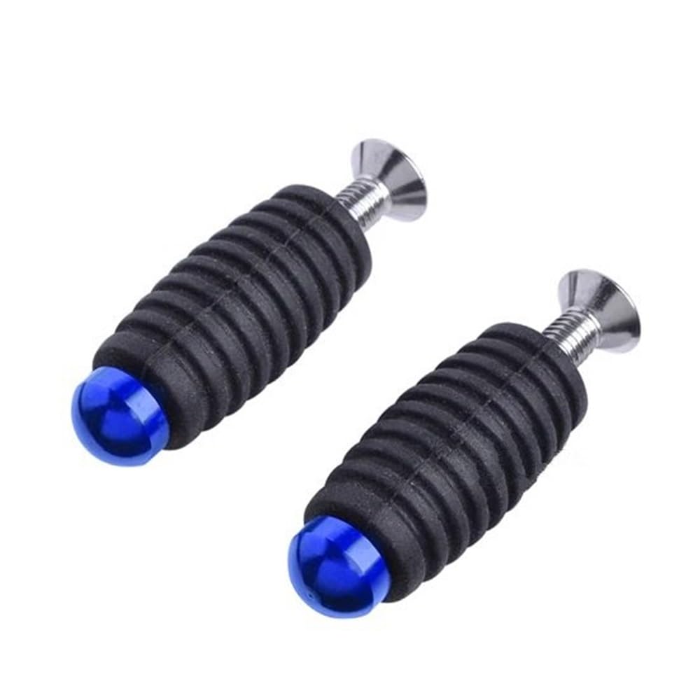 MCSLUBMH Motorradpedal Für Y&AMAHA Für Ka&wa&sa&ki Für H&ONDA Für Ducati Racing Fußrastenanlage Motorrad Getriebe Shift Bremshebel Kappe Pegs Zehenrasten Pedale(Blue) von MCSLUBMH