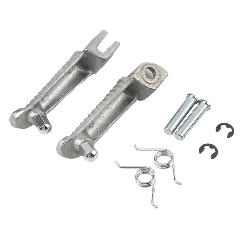 MCSLUBMH Motorradpedal Für Y&AMAHA YZF R1 R6 R125 R25 R3 MT125 MT03 MT09 MT10 MT07 Motorrad Vorne Fußstütze Fuß Hinten Peg Aluminium Fußrasten Pedal(Front Pedal) von MCSLUBMH