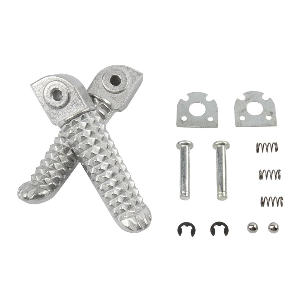 MCSLUBMH Motorradpedal Für Y&AMAHA YZF R1 R6 R125 R25 R3 MT125 MT03 MT09 MT10 MT07 Motorrad Vorne Fußstütze Fuß Hinten Peg Aluminium Fußrasten Pedal(Rear Pedal) von MCSLUBMH