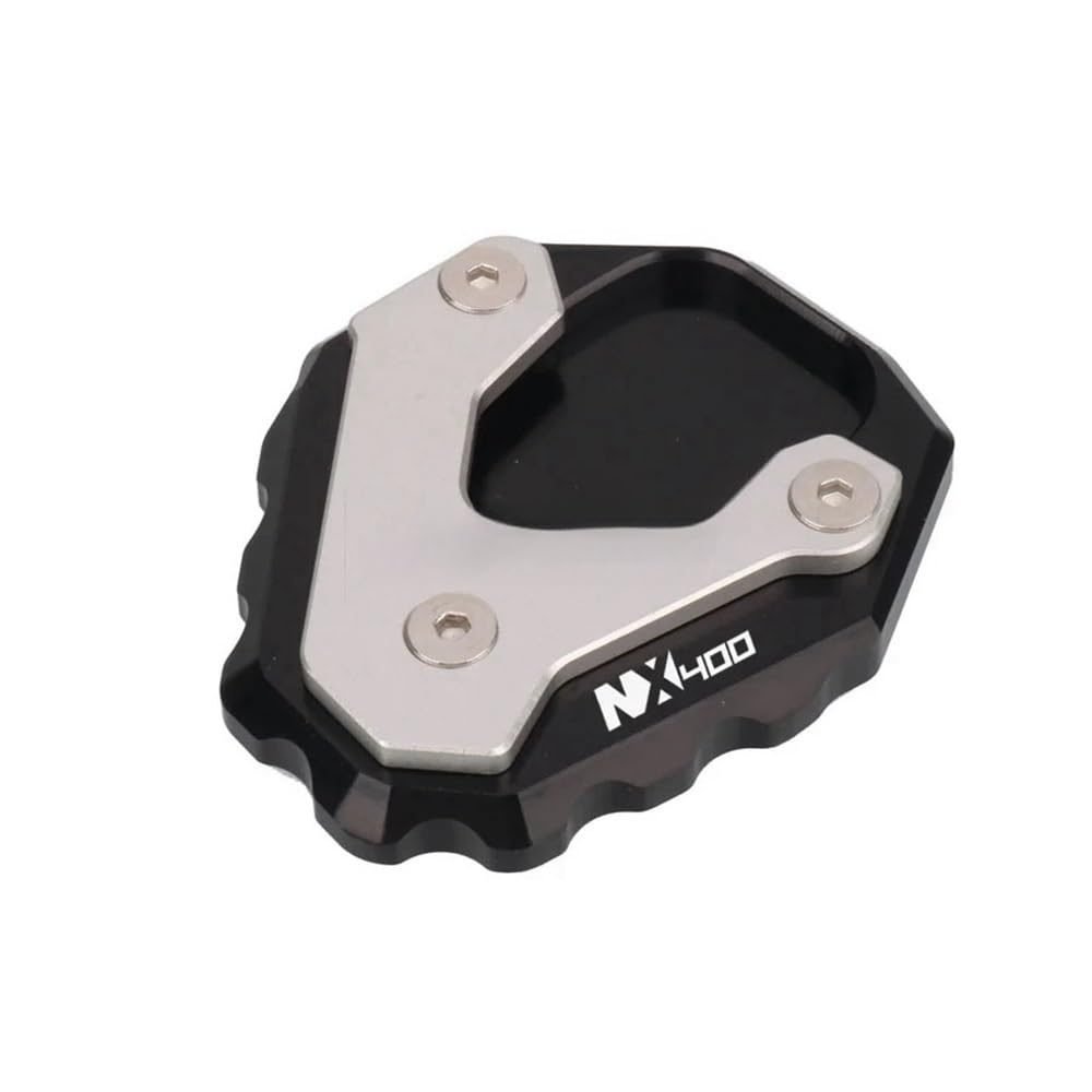 Seitenverlängerung Pad Motorrad CNC Kickstand Fuß Seitenständer Verlängerung Pad Stützplatte Für NX500 NX400 NX 500 400 2023 2024 2025 von MDGHJD