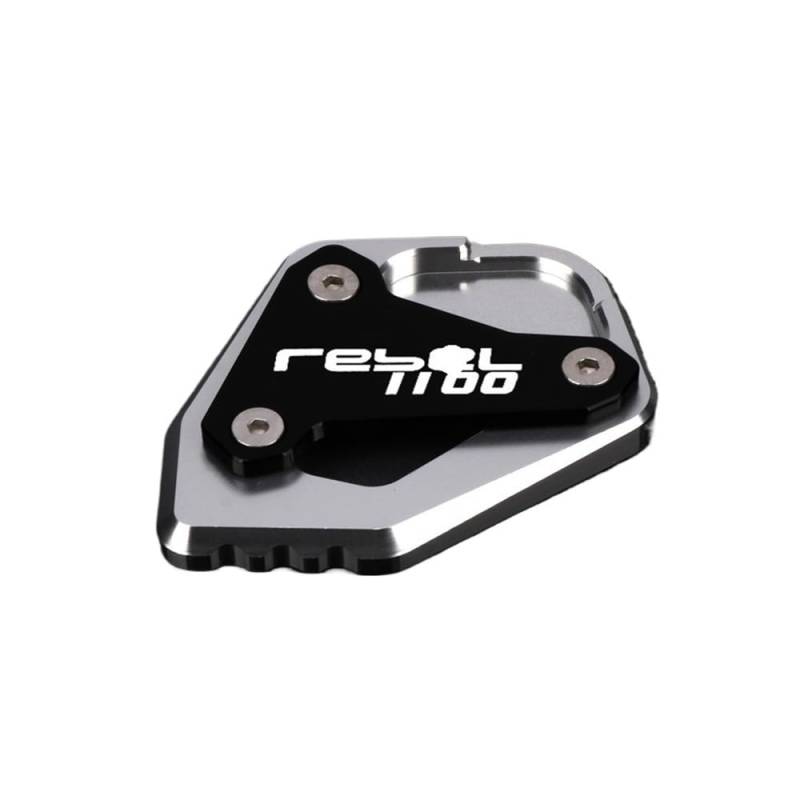 Seitenverlängerung Pad Motorrad CNC Ständer Fuß Seite Stehen Verlängerung Pad Unterstützung Vergrößern Platte Für Rebel CMX1100 CM1100 CMX 1100 2020-2022 von MDGHJD