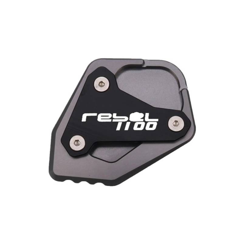 Seitenverlängerung Pad Motorrad CNC Ständer Fuß Seite Stehen Verlängerung Pad Unterstützung Vergrößern Platte Für Rebel CMX1100 CM1100 CMX 1100 2020-2022 von MDGHJD