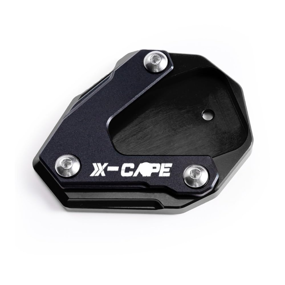 Seitenverlängerung Pad Motorrad Morini Für XCape 650 X-Cape 650 650X 2022 2023 2024 Zubehör Reifen Luftkappe CNC Seitenständer Fuß Vergrößerungsständer Pad von MDGHJD