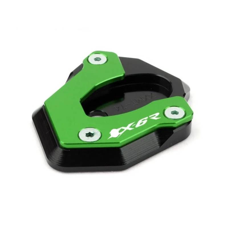 Seitenverlängerung Pad Passend für KA&WASAKI ZX-6R ZX6R ZX 6R 2024 2025 2013–2023. Motorrad CNC Kickstand Seitenständer Ständerverlängerung Vergrößerungspad von MDGHJD