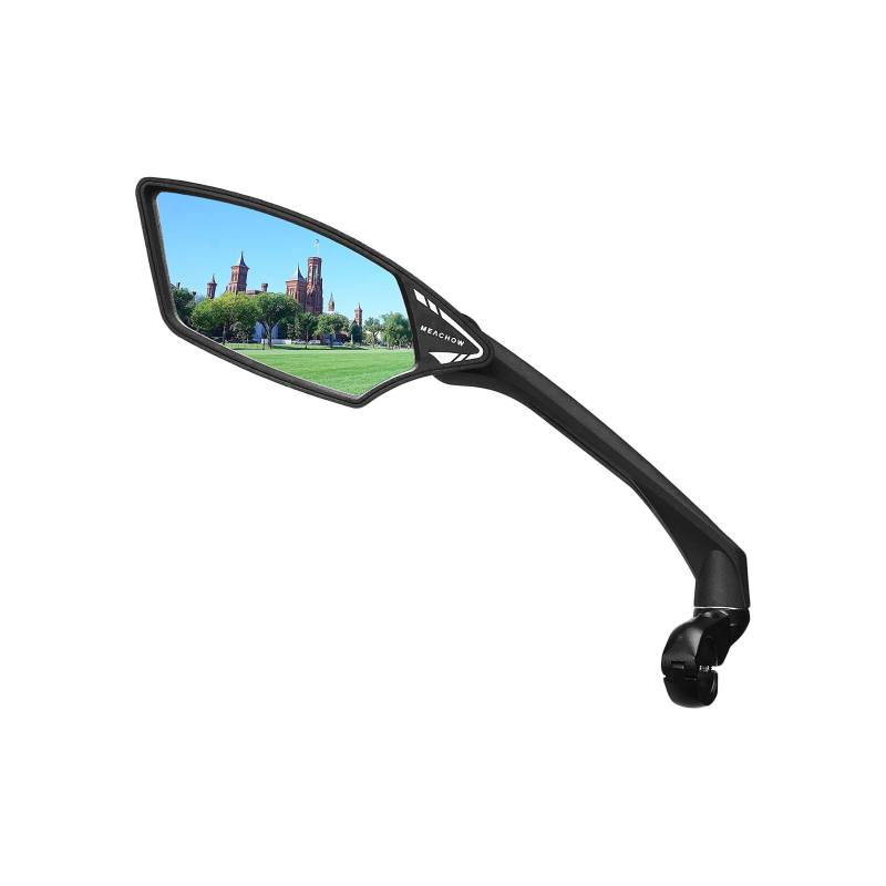 Weanty MEACHOW New Scratch Resistant Glass Lens,Handlebar Bike Mirror, Rotatable Safe Rearview Mirror, Bicycle Mirror,ME-006(2019-2020) von MEACHOW