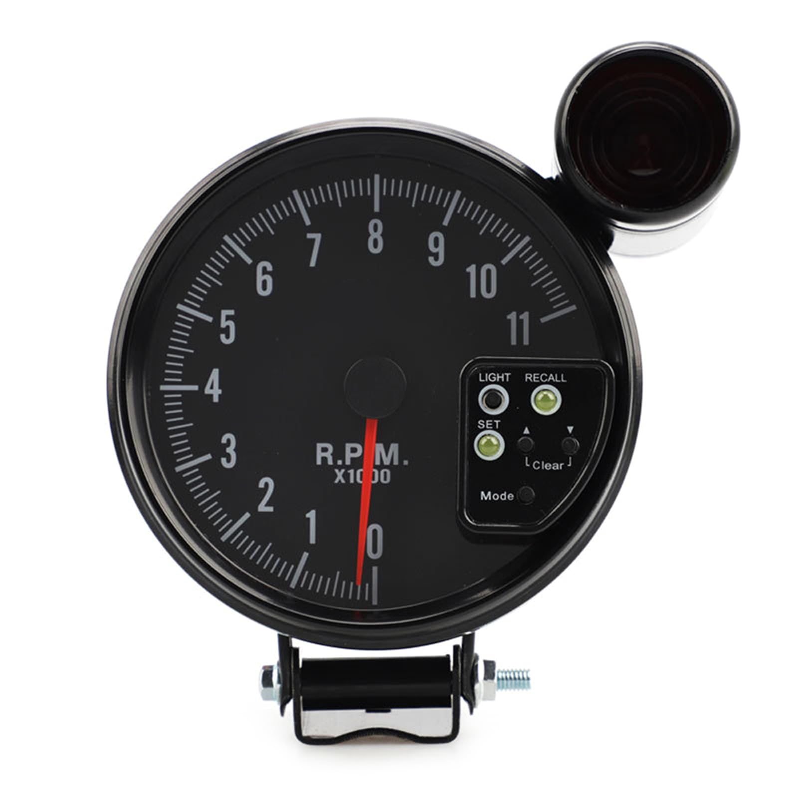 MEAKTSMI 5'' 127mm Auto Meter Tachometer Messgeräte 0-11000RPM Analoge Schwarzes Gehäuse Mit 7 Farbe LED Für 4 6 8 Zylinder von MEAKTSMI