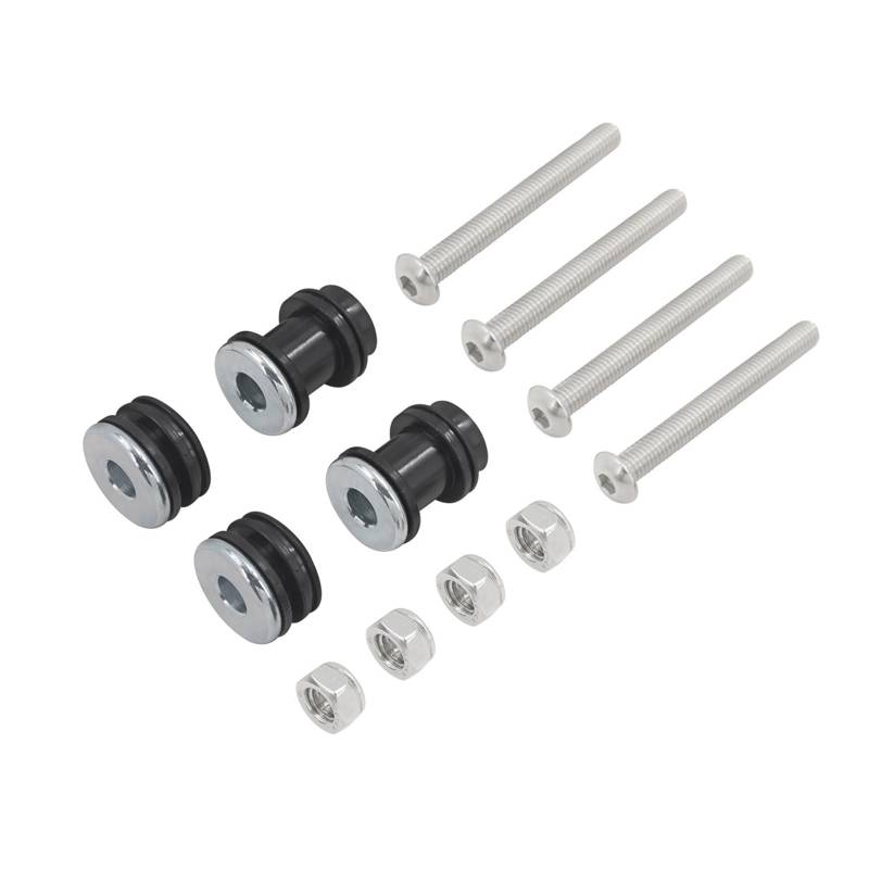 MEAKTSMI Abnehmbare SISSYS Stangenhardware Set Easy Installation Gepäckrock Docking Set Einfache Installation Für Reparaturwerkstatt Für XL883 von MEAKTSMI