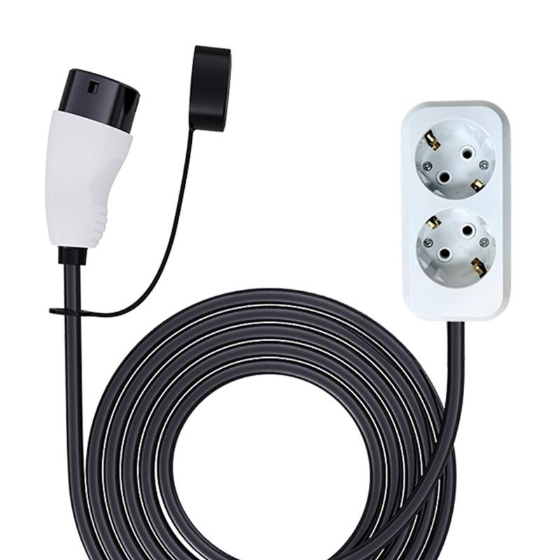 MEAKTSMI Ladekabel Adapterbuchse 16 A 250 V Ladelösung Für Elektrofahrzeuge Für Den Außenbereich Kompatibilität Mit Öffentlichen Stationen von MEAKTSMI