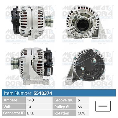 Meat & Doria Generator [Hersteller-Nr. 5510374] für Volvo von MEAT & DORIA