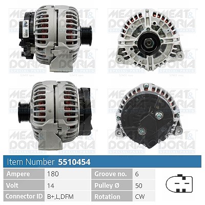 Meat & Doria Generator [Hersteller-Nr. 5510454] für Mercedes-Benz von MEAT & DORIA