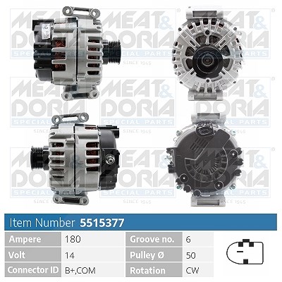 Meat & Doria Generator [Hersteller-Nr. 5515377] für Mercedes-Benz von MEAT & DORIA