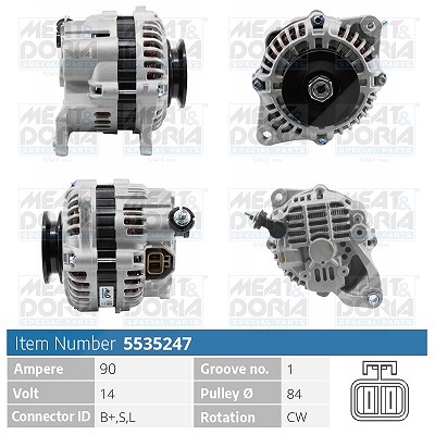 Meat & Doria Generator [Hersteller-Nr. 55351021] für Honda von MEAT & DORIA