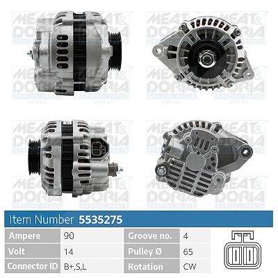 Meat & Doria Generator [Hersteller-Nr. 55351022] für Nissan von MEAT & DORIA