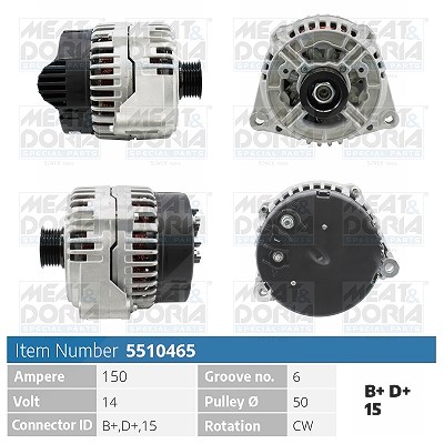 Meat & Doria Generator [Hersteller-Nr. 5510465] für Mercedes-Benz von MEAT & DORIA