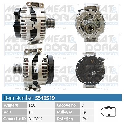 Meat & Doria Generator [Hersteller-Nr. 5510519] für Mercedes-Benz von MEAT & DORIA