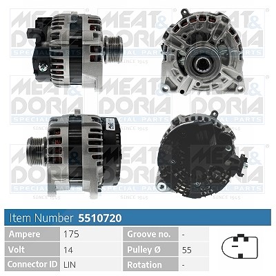 Meat & Doria Generator [Hersteller-Nr. 5510720] für Mercedes-Benz von MEAT & DORIA