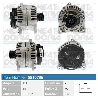 Meat & Doria Generator [Hersteller-Nr. 5510736] für Renault von MEAT & DORIA