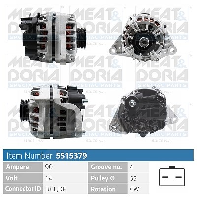 Meat & Doria Generator [Hersteller-Nr. 5515379] für Nissan von MEAT & DORIA