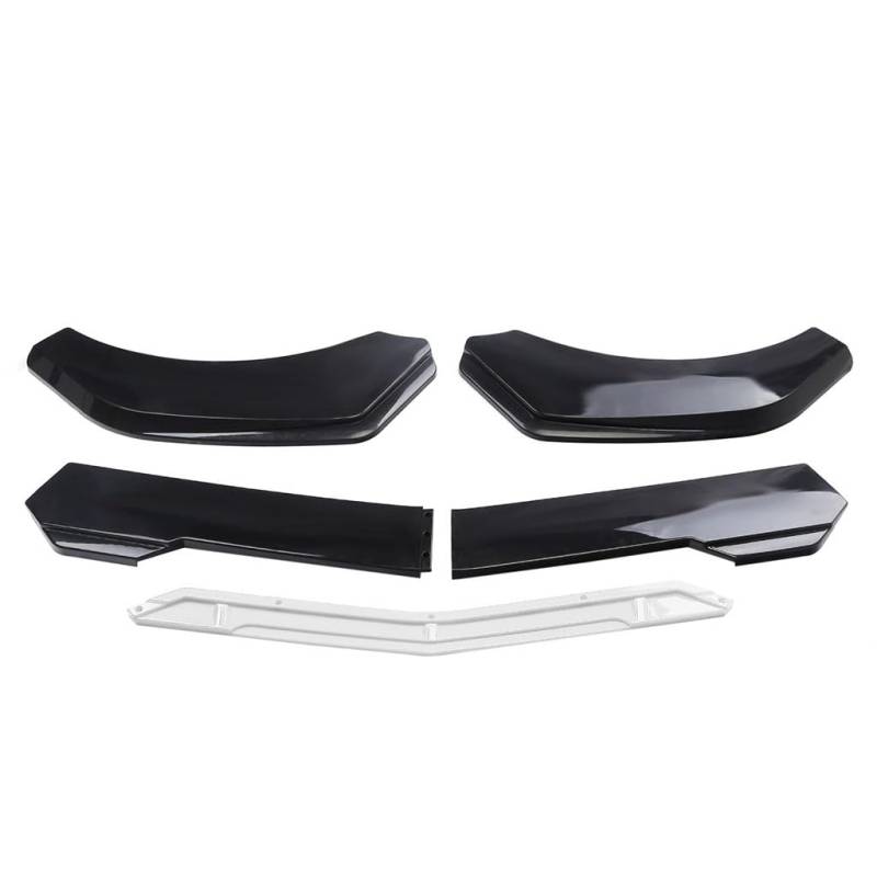 Auto Frontlippe Frontspoiler für Jaguar XE 2014-2025, Kratzfest Auto Frontstoßstange Lip Zubehör,Black+white von MEDAPI