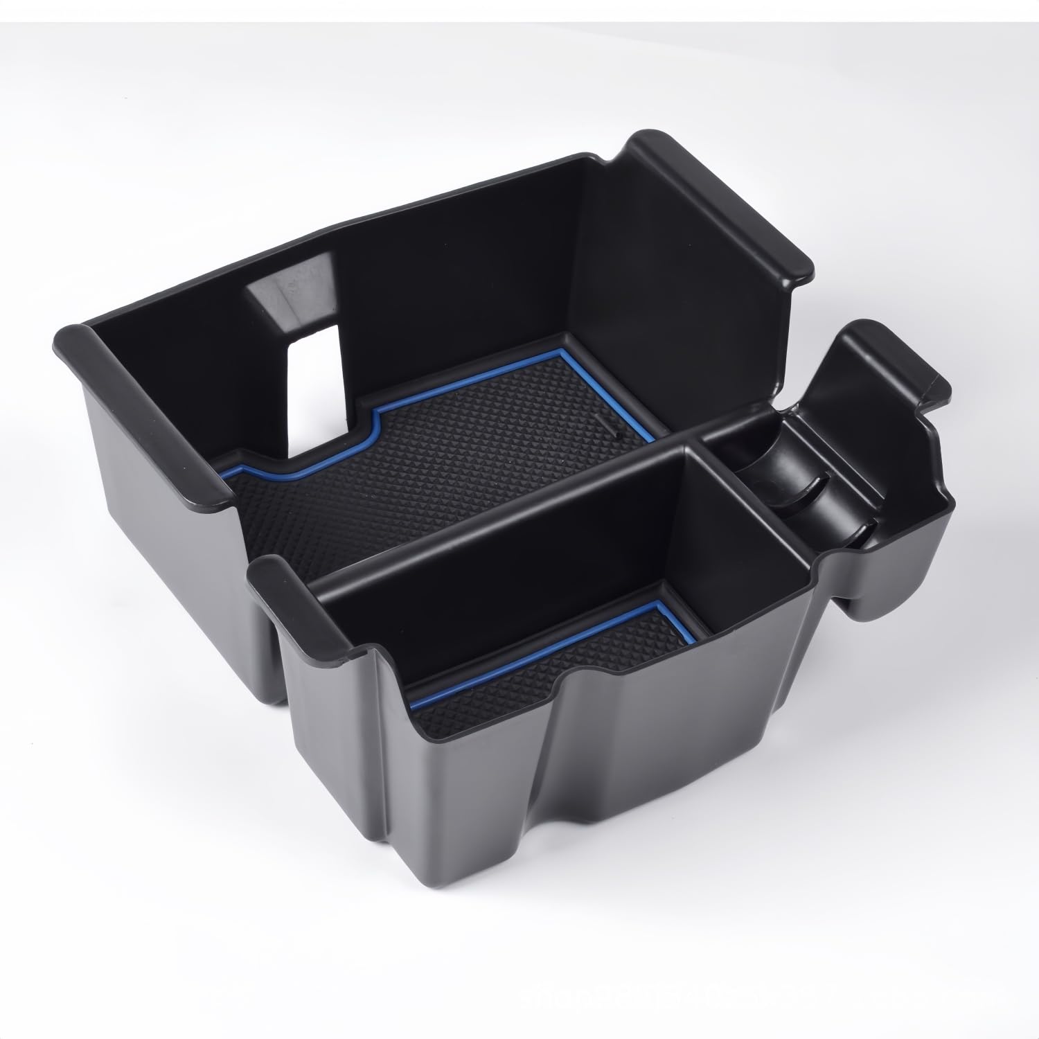 MEDZUK【4 Farben】Kompatibel mit Jeep Gladiator JT 2020-2023 2024 Auto Mittelkonsole Aufbewahrungsbox Armlehnen Organizer Tray Zubehör mit Rutschfester Matte (Blau) von MEDZUK