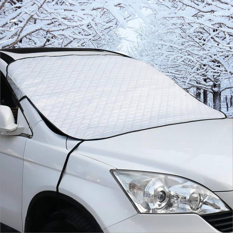 MEDZUK Kompatibel mit Renault Megane E-Tech 2022-2024 2025 Windschutzscheiben Abdeckung Winter, Sonnenschutz Auto Frontscheibe Sonnenblende Schneeabdeckung Eisschutz Anti UV von MEDZUK