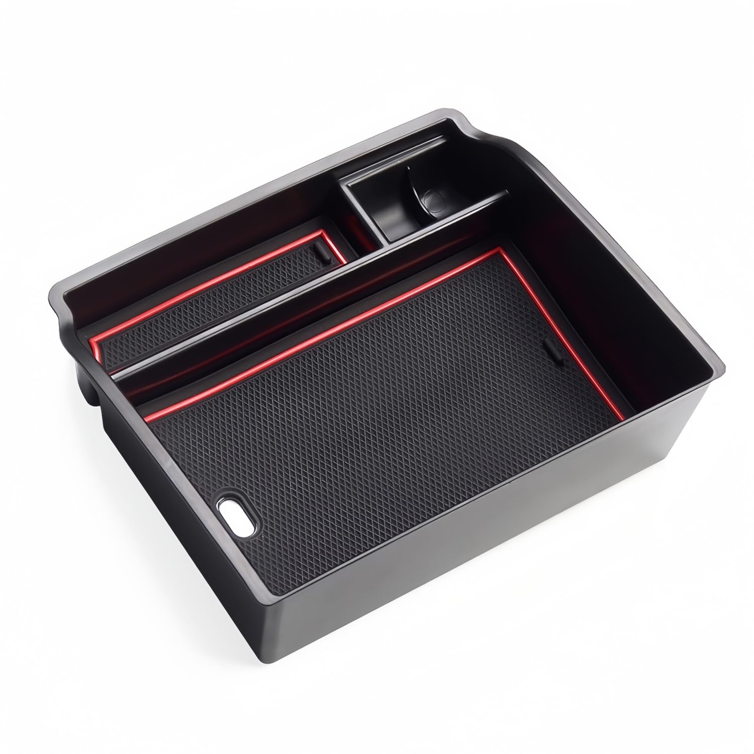 MEDZUK Kompatibel mit Toyota Hilux 2016-2023 2024 Auto Mittelkonsole Aufbewahrungsbox Armlehnen Organizer Tray Zubehör mit Rutschfester Matte von MEDZUK