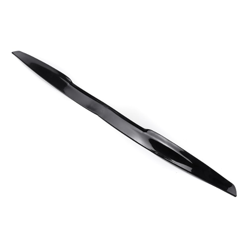 MEEYI Auto Heckspoiler, Universal Auto Kofferraum Spoiler Auto Gummi Strip Bar Spoiler Heckflosse Heckflosse Heckflügel Heckklappe Fließheck Für Die Meisten Beliebten Autos,Carbon Black,115cm von MEEYI