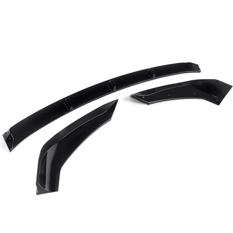 MEEYI Stoßstange Diffusor Air Dam Splitter Spoiler, Front Stoßstange Splitter Spoiler Lippe AC Style Für BMW F48 F49 X1 M Sport 2016-2021 von MEEYI