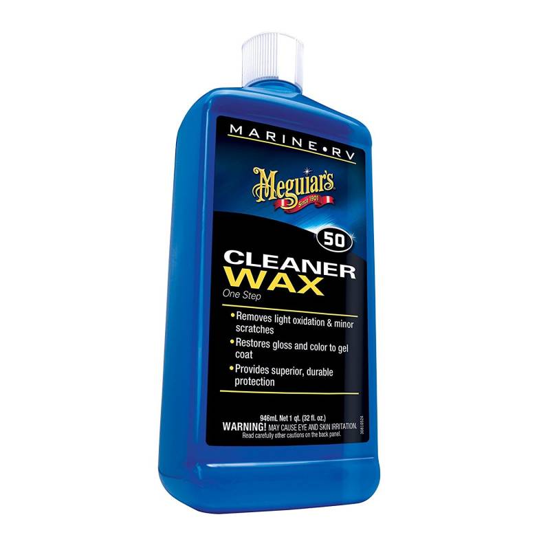 Meguiar's M5032 Marine RV Cleaner Wax One Step liquid Wachs, 945ml von Meguiar's