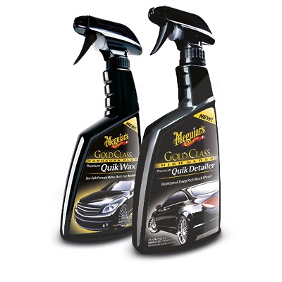 Meguiars 473ml Gold Class Lackschnellreiniger+473ml Gold Class Sprühwachs von MEGUIARS