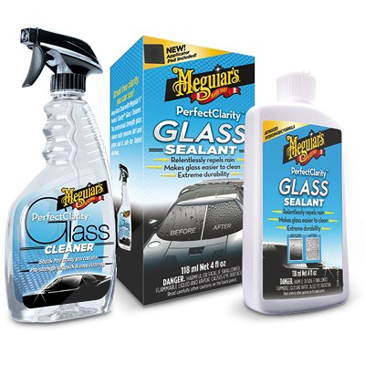 Meguiars 473ml Perfect Clarity Glasreiniger+118ml Glasversiegelung von MEGUIARS