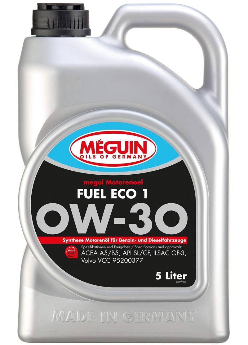 Meguin megol Fuel Eco 1 SAE 0W-30 Motoröl 5 Liter von Meguin