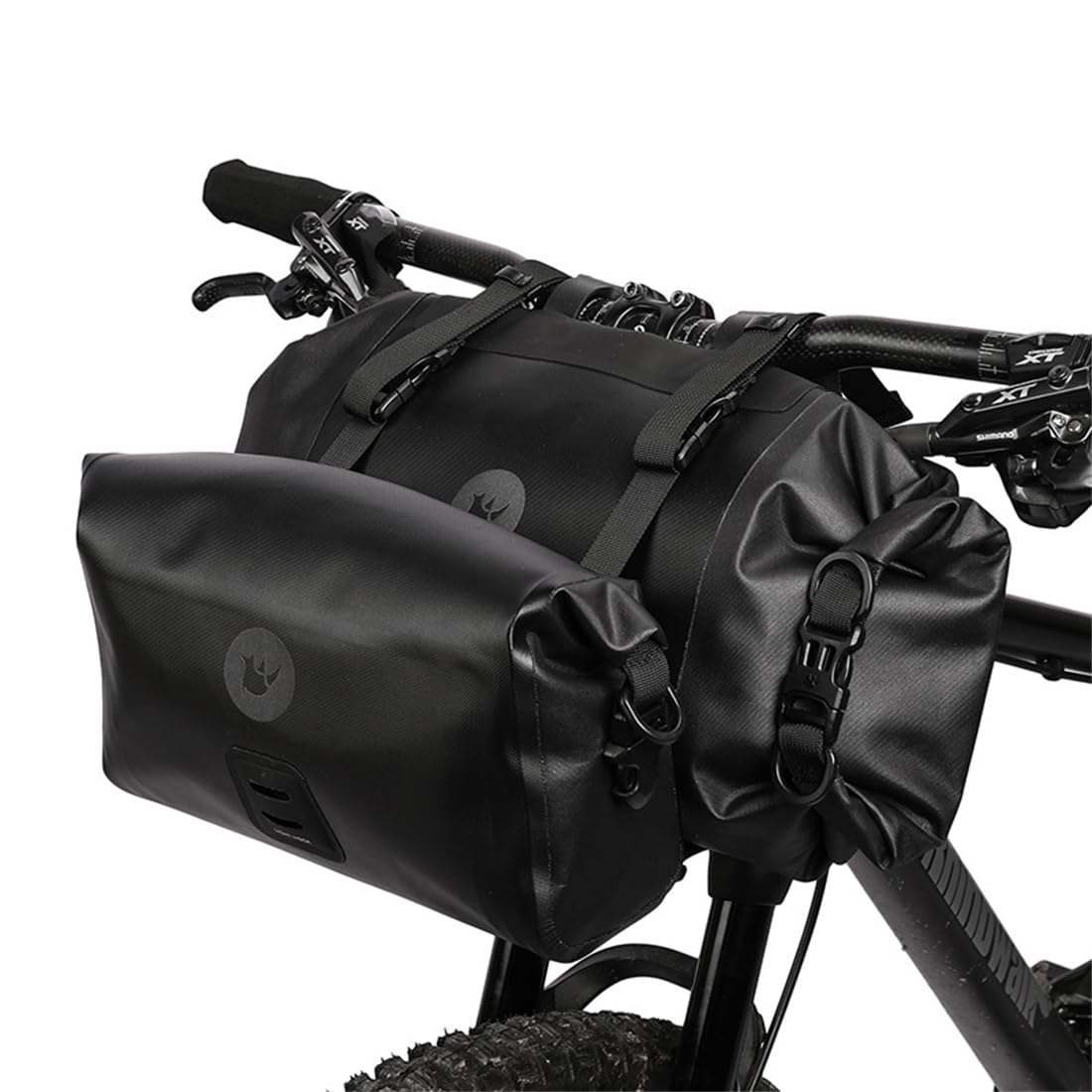 MEIION Lenkertasche für Bikepacking, wasserdicht und robust, ideal für Offroad-Abenteuer und Lange Fahrradtouren, geeignet für professionelle Radfahrer und Outdoor-Enthusiasten von MEIION