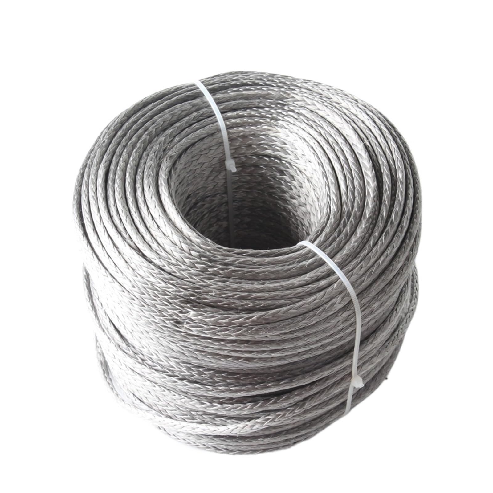 Kinetisches Erholungsseil 28.000 lbs Synthetisches Windenseil, 12 mm x 100 m, Synthetisches UHMWPE-Windenseil(Grey) von MEIVIYA